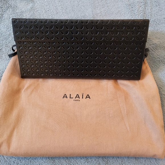 NWOT Alaia Oversized Copper Gold Square Rim Sunglasses - Picture 5 of 16